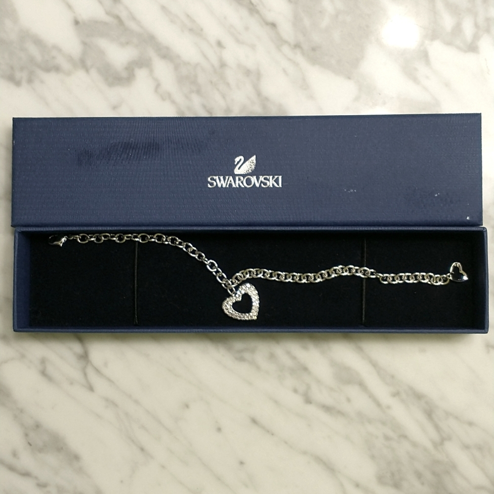 Swarovski Heart Bracelet